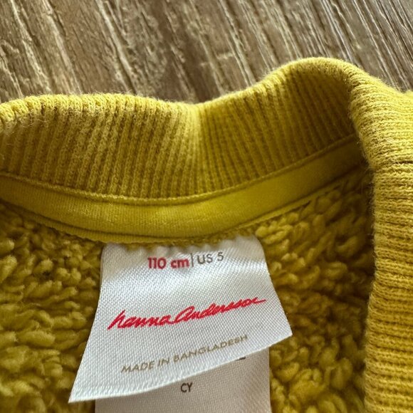 Hanna Andersson Yellow Fleece Sweater - Picture 4 of 4